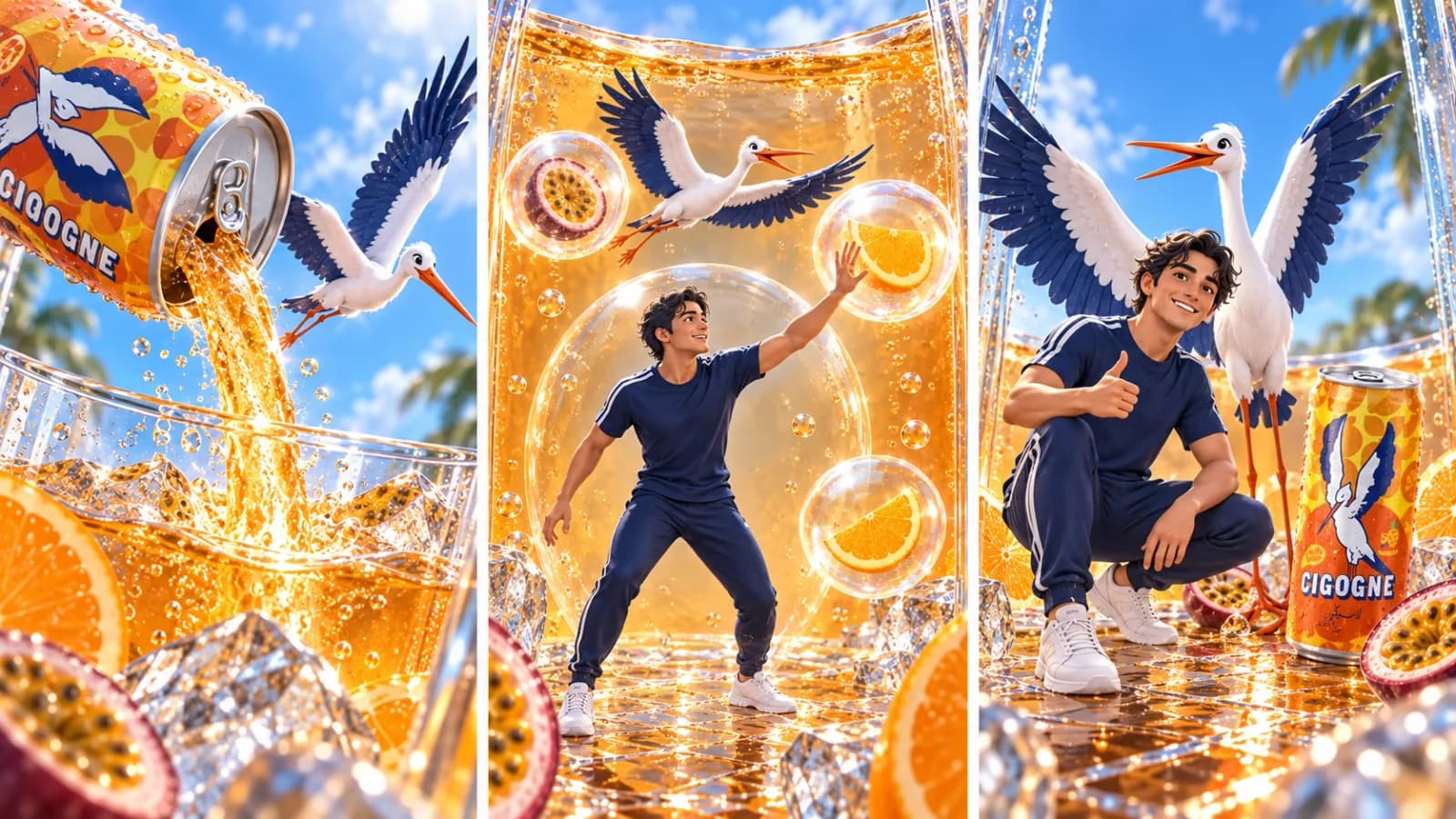 Storyboard original : l’avatar entre dans l’univers Cigogne