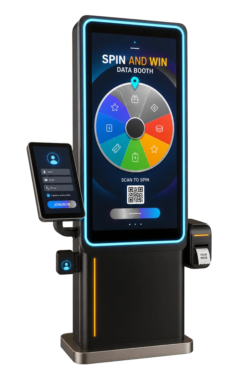 Spin & Win Data Booth